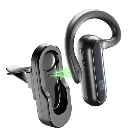 CellularLine CAR FLAT černá / Handsfree / Bluetooth / nabíjecí základna 