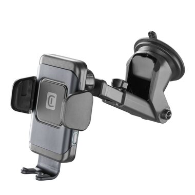 CellularLine Hug Air Univerzální držák pro mobilní telefony do auta (10W) černá / bezdrátové nabíjení / 10W