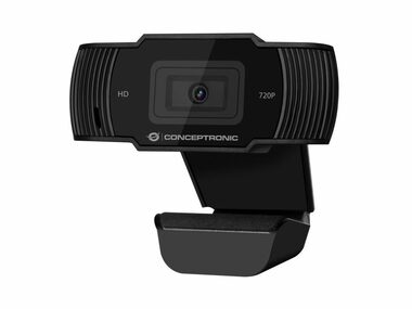 Webkamera Conceptronic AMDIS03B černá / webová kamera / 720p30 / úhel pohledu 68° / USB 2.0 / 1.5m