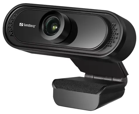 Sandberg USB Webcam Saver černá / webkamera / 1080p@30FPS / úhel záběru 60° / mikrofon / USB-A 2.0 / 1.2m