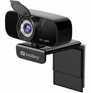 Sandberg Chat Webcam černá / Full HD / 2Mpx / USB 2.0 / mikrofon / 1.5 m