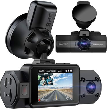 Vantrue N2S Dual interior 1440P / duální kamera do auta / 2K rozlišení při 30fps / 155° / Sony sensor / až 256 GB / GPS