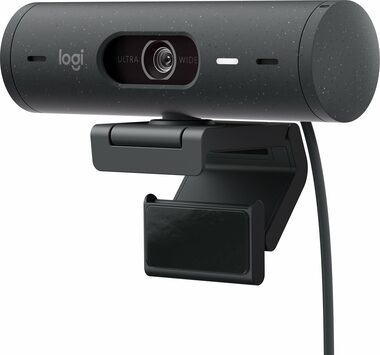 Logitech Brio 500 černá / Webkamera / FHD / 4x digitální zoom / duální mikrofon / USB-C