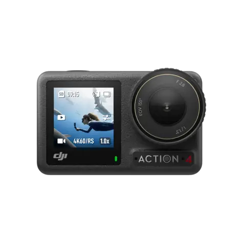 DJI Osmo Action 4 Standard Combo / Outdoorová kamera / 4K / FOV: 155° / microSD / Wi-Fi / BL / příslušenství