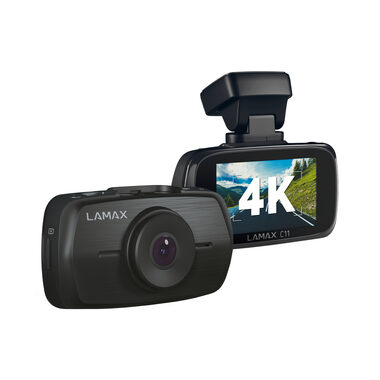 LAMAX C11 GPS 4K / Kamera do auta / 4K / 3" Displej / Úhel záběru 160° / G-senzor / Mikrofon 
