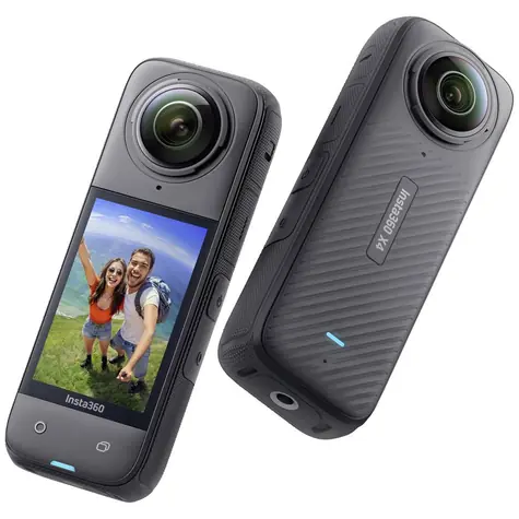 Insta360 X4 / Akční kamera / 360° / 8K@30FPS / 72 Mpx / microSD / Wi-Fi / BT / 2290 mAh
