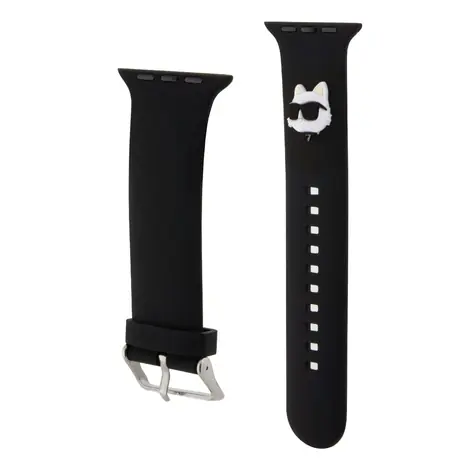 Karl Lagerfeld Choupette Head NFT Řemínek pro Apple Watch 42/44/45/49 černá