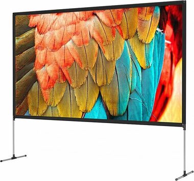 BlitzWolf BW-VS6 černá / Projekční plátno / 16:9 / 221 x 124 cm