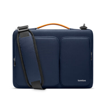 tomtoc Messenger brašna pro MacBook Air/Pro (2019) 15.3" 16" tmavěmodrá