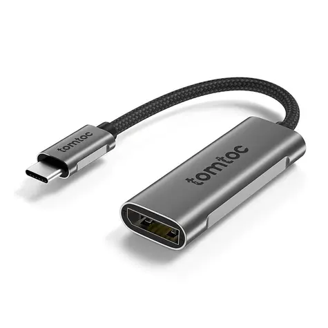 tomtoc Adaptér USB-C na DisplayPort 1.4 / Thunderbolt 3 / 4K@60/120Hz
