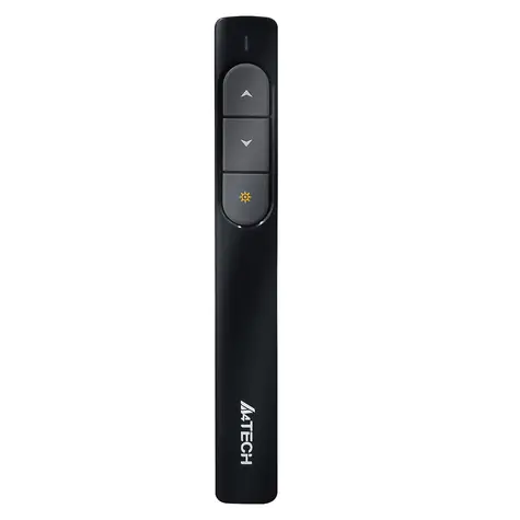 A4tech LP15 černá / bezdrátový prezentér s laserem / ukazovátko / 2.4 GHz