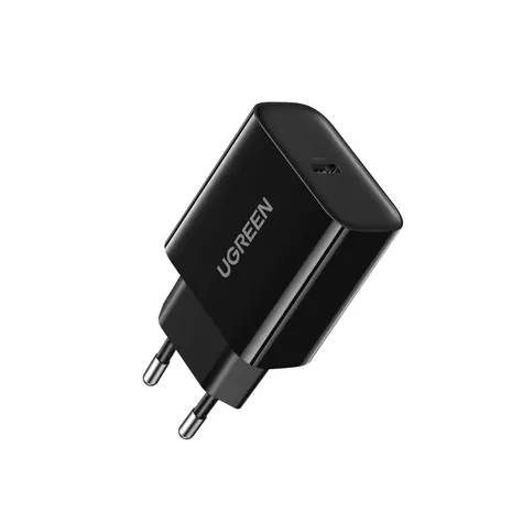 UGREEN Nabiječka černá / USB-C / 20W