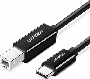 UGREEN Kabel USB-C 2.0 (M) - USB-B 2.0 (M) 2m černá 