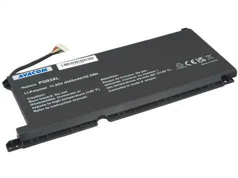 AVACOM Náhradní baterie HP Pavilion Gaming 15-dk series / Li-Pol / 11.55V / 4545mAh / 52Wh