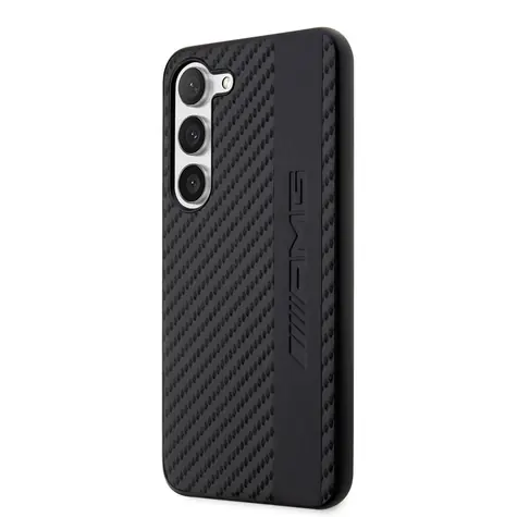 AMG Carbon Stripe Zadní Kryt pro Samsung Galaxy S23+ černá