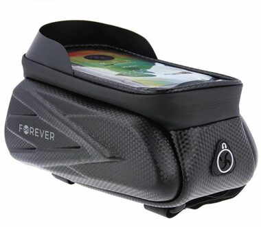 Forever Voděodolná brašna na kolo s pouzdrem na telefon černá