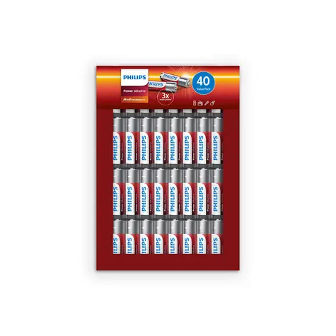 Philips baterie AA Power Alkaline - 40ks