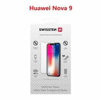 Rozbaleno - SWISSTEN Ochranné temperované sklo 2.5D pro HUAWEI NOVA 9 / rozbaleno