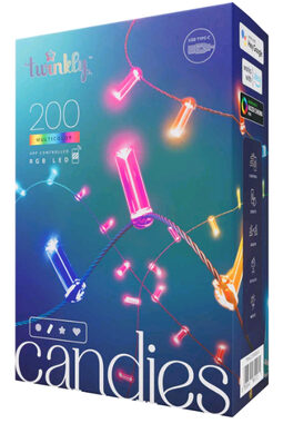 Twinkly Candies LED TWKC100RGB-G 100 ks 6 m / Chytrý světelný řetěz / RGB / Wi-Fi / Bluetooth