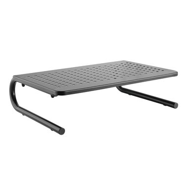 Powerton Podstavec pod monitor plast černá / nosnost 20 kg