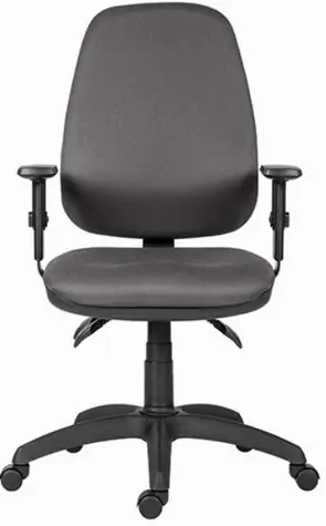 Powerton Anna šedá / Kancelářské ergonomické křeslo / nosnost 120 kg
