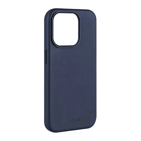 FIXED MagLeather Kožený zadní kryt s podporou MagSafe pro Apple iPhone 15 Pro Max modrá