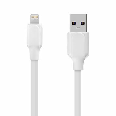 Obal:Me Simple USB-A/Lightning Kabel 1m bílá