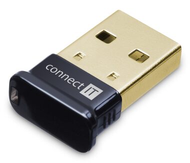 CONNECT IT CFF-1100 černá / Bluetooth USB adaptér / BT 5.0