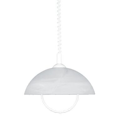 Luxera ALBERT závěsné svítidlo E27 bílá / 60W / 35cm / IP20