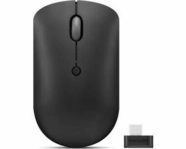 Lenovo 400 USB-C Wireless černá / Bezdrátová myš / 2400 DPI / USB-C 2.4GHz dongle / 1x AA
