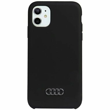 Audi Silicone Zadní Kryt pro Apple iPhone 11/XR černá