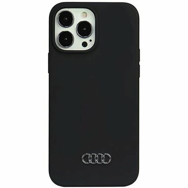 Audi Silicone Zadní Kryt pro Apple iPhone 13 Pro Max černá