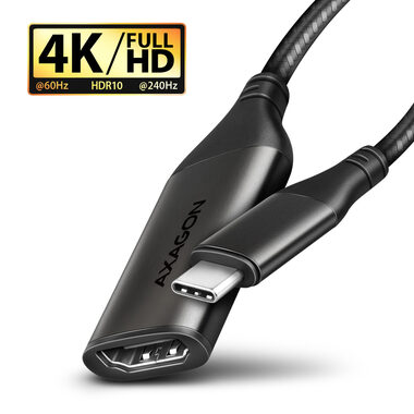 AXAGON RVC-HI2M, USB-C -> HDMI 2.0a redukce / adapter, 4K/60Hz HDR10