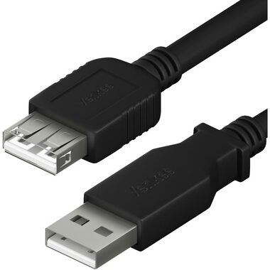 YENKEE YCU 014 BK Prodlužovací kabel USB-A (M) - USB-A (F) 1.5m černá 