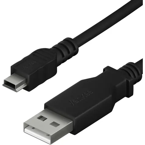 YENKEE YCU 010 BK Kabel USB-A (M) - miniUSB (M) 1.5m černá