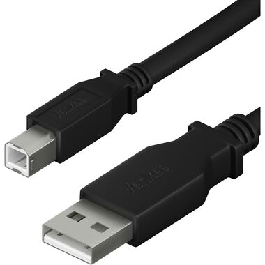 YENKEE YCU 016 BK Kabel USB-A (M) - USB-B (M) 3m černá 