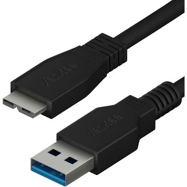 YENKEE YCU 011 BK Kabel USB-A 3.0 (M) - Micro USB-B (M) 1.5m černá