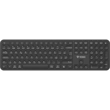 YENKEE YKB 2050CS EGO černá / Bezdrátová klávesnice / Bluetooth / 2.4GHz / CZ Layout