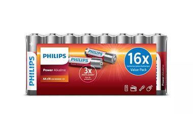 Philips baterie PowerLife Alkaline LR6P16F/10 AA - 16 ks 