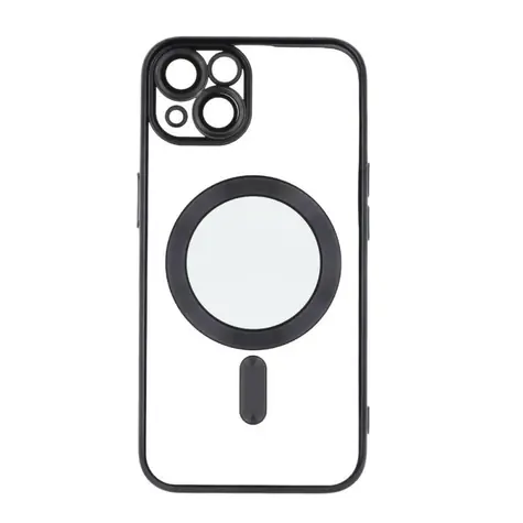 CPA Mag Color Chrome Silikonové TPU pouzdro pro Apple iPhone 15 černá