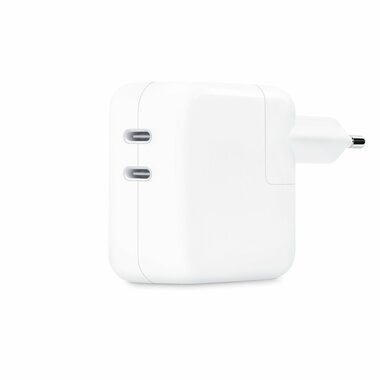 Apple 35W USB-C dvouportový napájecí adaptér / 35W / pro iPhone & iPad & MacBook / bez kabelu