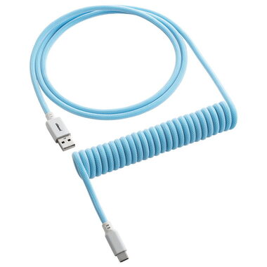 CableMod Classic Coiled Keyboard Cable USB-C - USB-A 1.5m Blueberry Cheesecake / Kabel pro klávesnici
