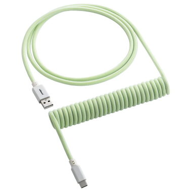 CableMod Classic Coiled Keyboard Cable USB-C - USB-A 1.5m Lime Sorbet / Kabel pro klávesnici