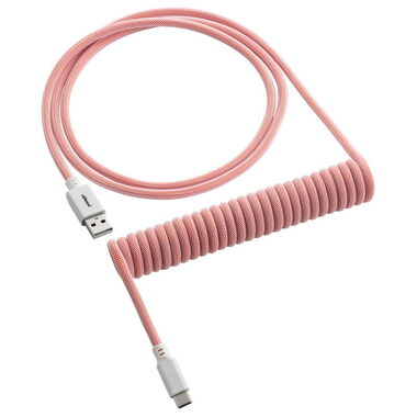 CableMod Classic Coiled Keyboard Cable USB-C - USB-A 1.5m Orangesicle / Kabel pro klávesnici