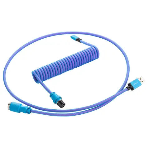 CableMod PRO Coiled Keyboard Cable USB-C - USB-A 1.5m Galaxy Blue / Kabel pro klávesnici
