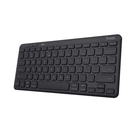 Trust Lyra černá / Bezdrátová klávesnice / membránová / Bluetooth / US Layout
