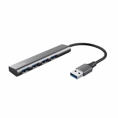 Trust Halyx USB-A šedá / USB hub / 4x USB 3.2 Gen 1