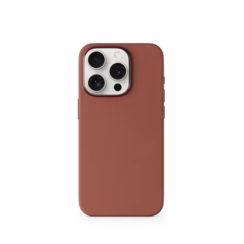 Epico Mag+ Leather Case zadní kryt pro iPhone 15 Pro hnědá