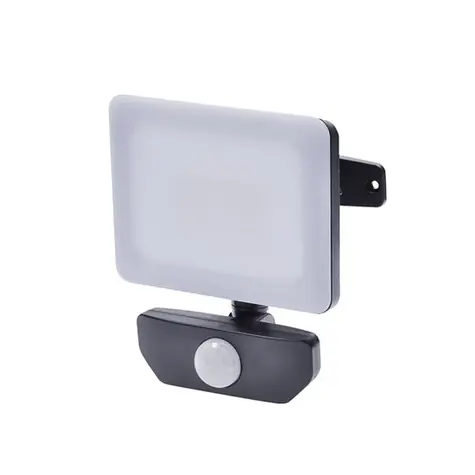 Solight LED reflektor Quick se sensorem černá / 10W / 850lm / 4000K / IP44