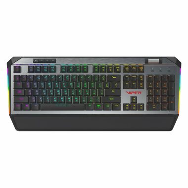 Patriot Viper 765 RGB stříbrná / Herní klávesnice / mechanická / Kailh White / RGB / USB / RU